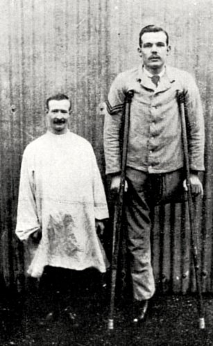 Jack Hayter DCM (right) 1890-1932