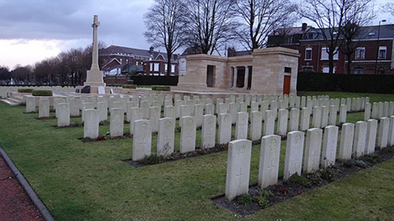 The Valenciennes (St Roch) Communal Cemetery in northern France